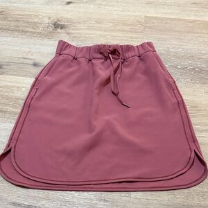 Lululemon Athletica On The Fly Dusty Rose Skirt